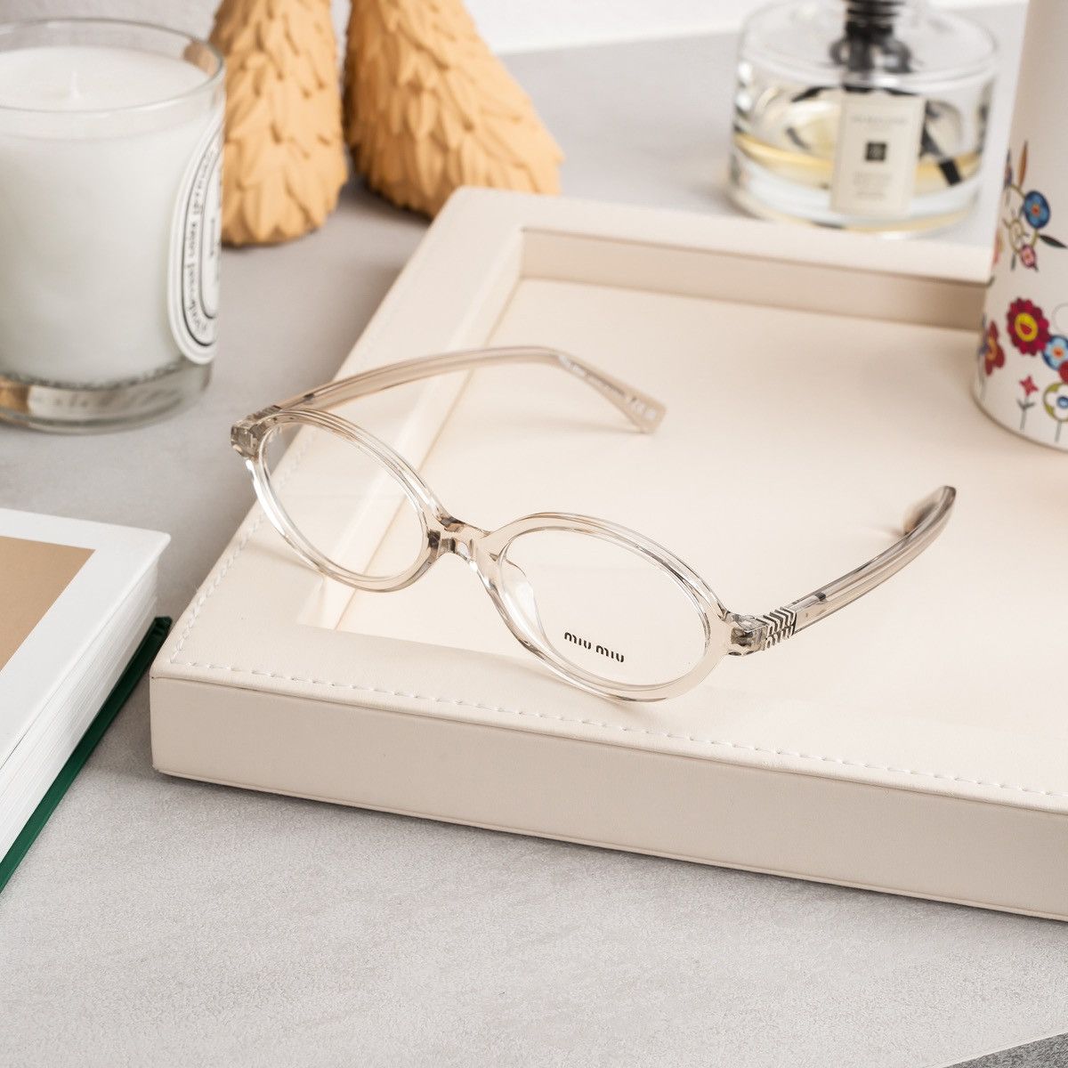 Miu Miu MIU MIU 0MU 01XV 12U1O1 GLASSES Size ONE SIZE - 1 Thumbnail