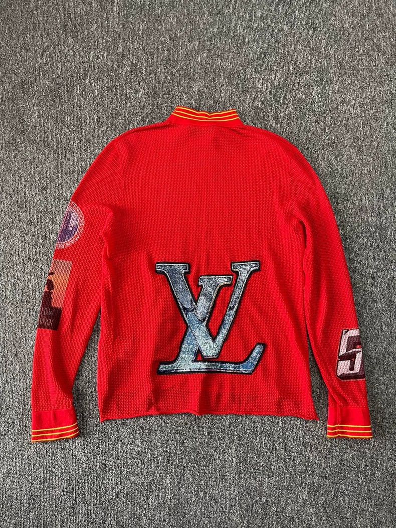 Louis Vuitton Red Knitwear sweater 2503-Nextarrow
