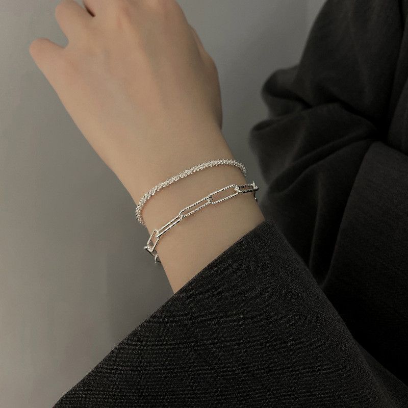 Jewelry Dark Bracelet Y2K Punk Chain Gotch Bracelets Chains Size ONE SIZE - 1 Thumbnail
