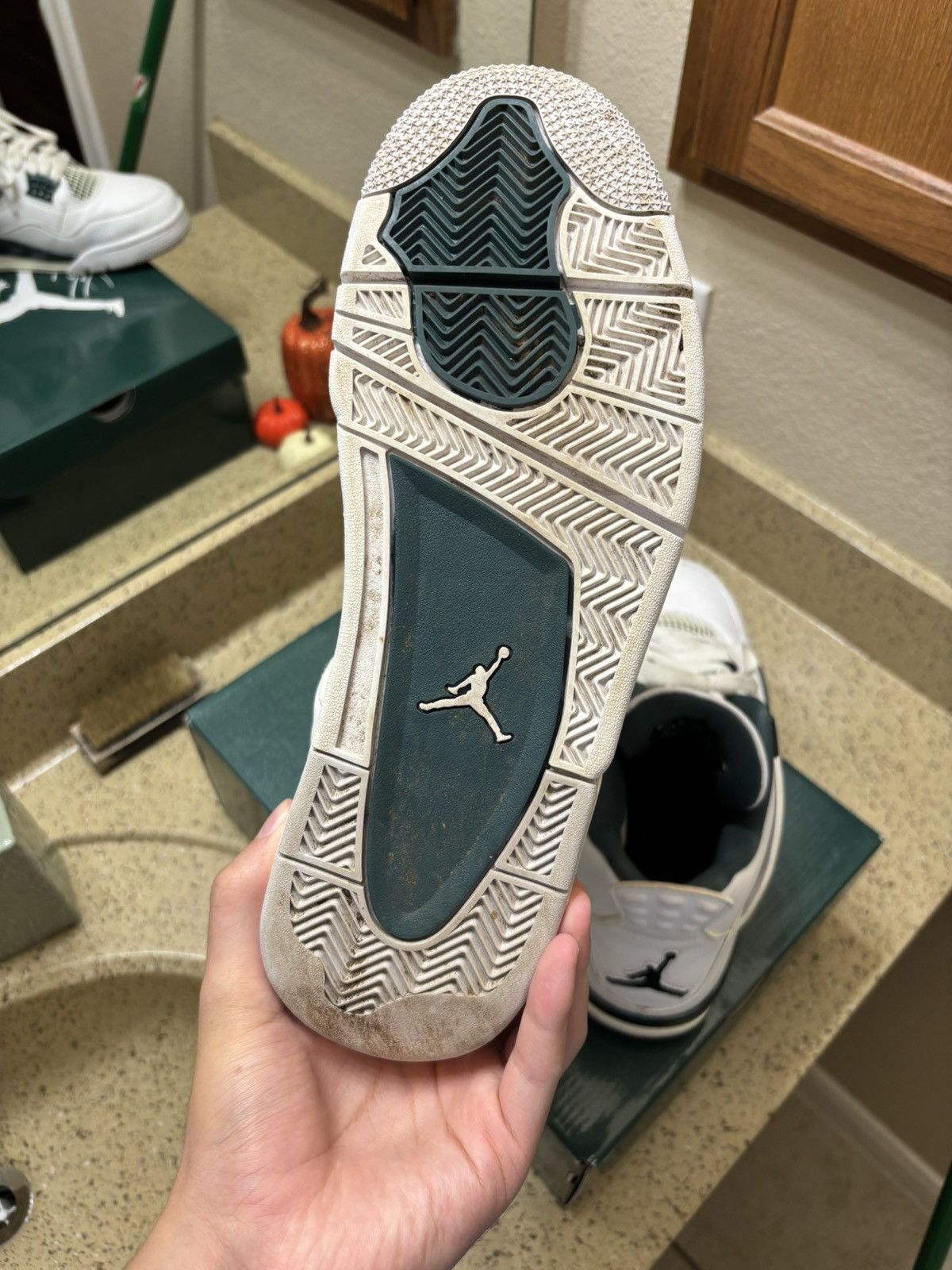 Jordan Brand Jordan 4 retro oxidized green Size US 11 / EU 44 - 10 Thumbnail