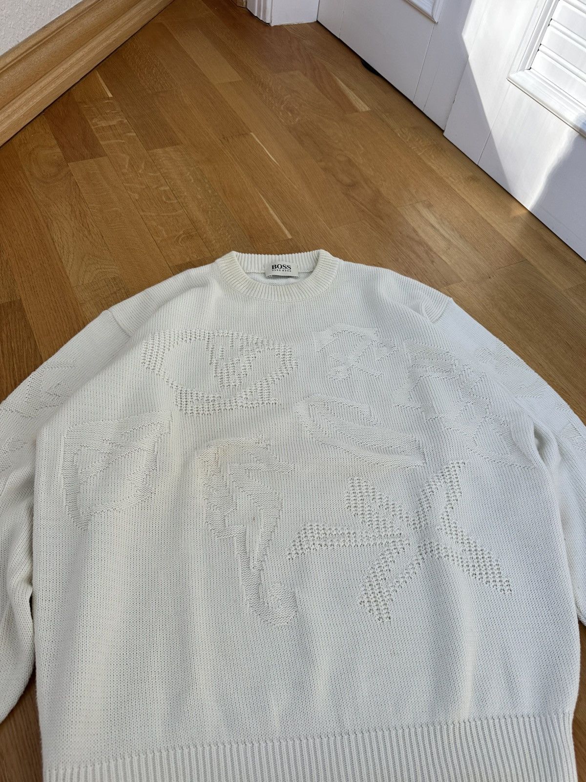 Hugo Boss West Germany 90’s Hugo Boss Sea Embroidered Sweater Knit Size US L / EU 52-54 / 3 - 11 Thumbnail