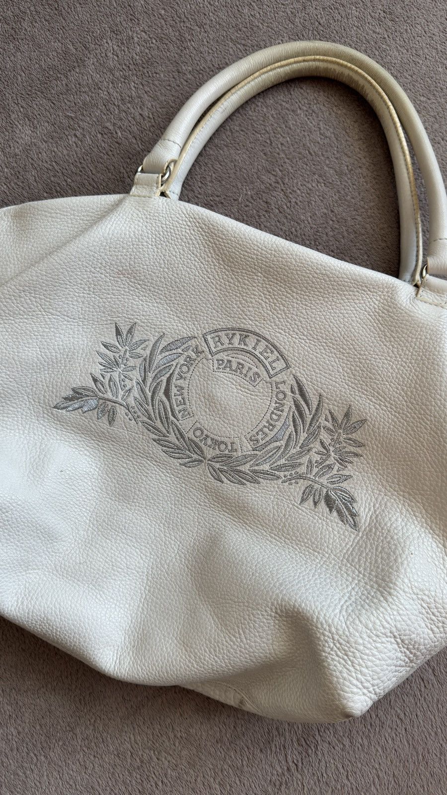 Sonia Rykiel Vera Pelle Y2K Leather Tote Bag Prada juicy couture MiuMiu Size ONE SIZE - 2 Thumbnail
