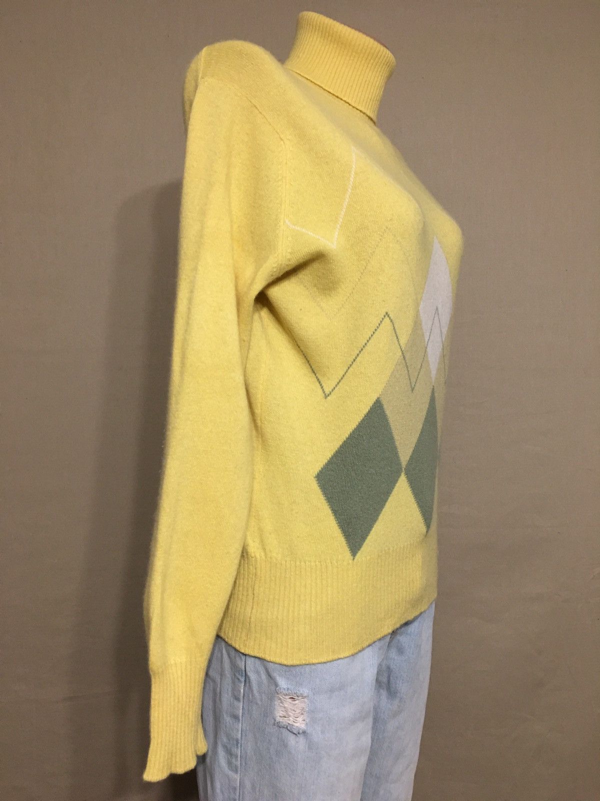 Pringle Of Scotland × Vintage Vintage Pringle of Scotland Cashmere Sweater Turtleneck EU38 Size S / US 4 / IT 40 - 3 Thumbnail