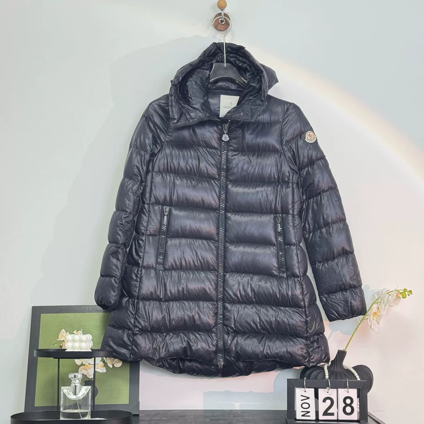 Moncler Moncler Suyen Black Down Jacket Size XS / US 0-2 / IT 36-38 - 1 Thumbnail