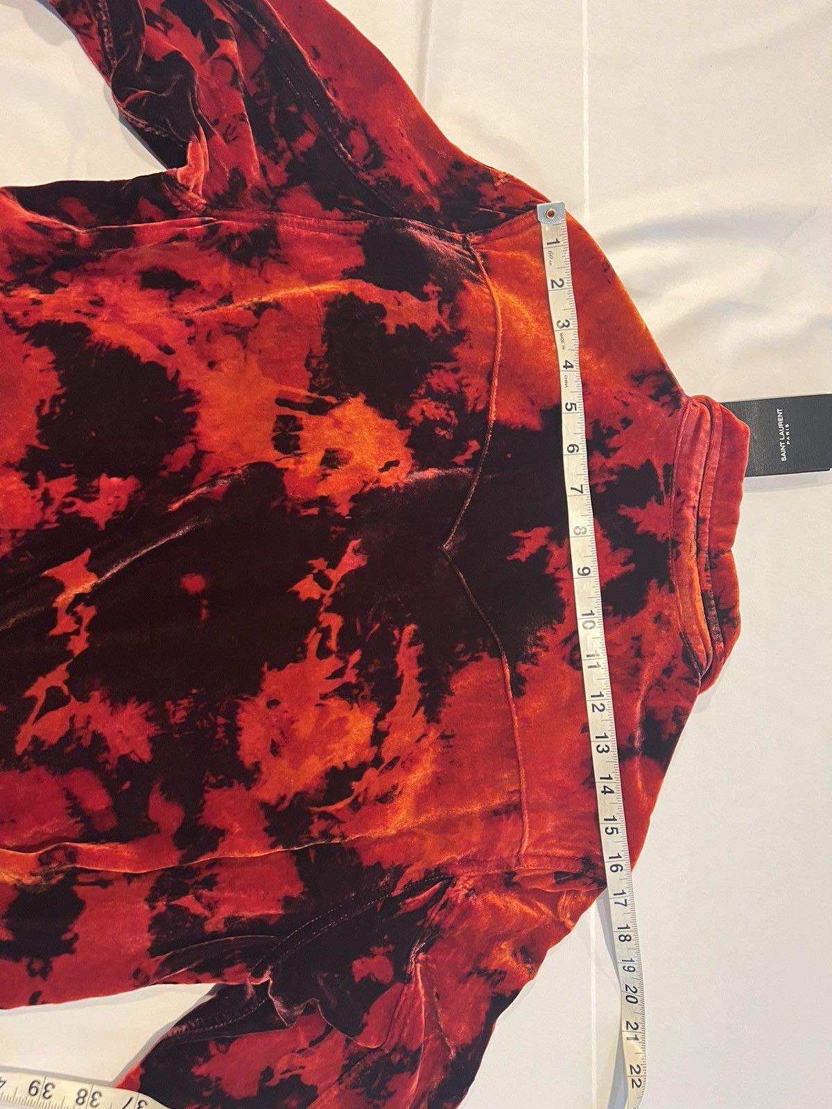 Saint Laurent Paris Saint Laurent men’s Devore velvet shirt. M. $1350 Size US M / EU 48-50 / 2 - 7 Thumbnail