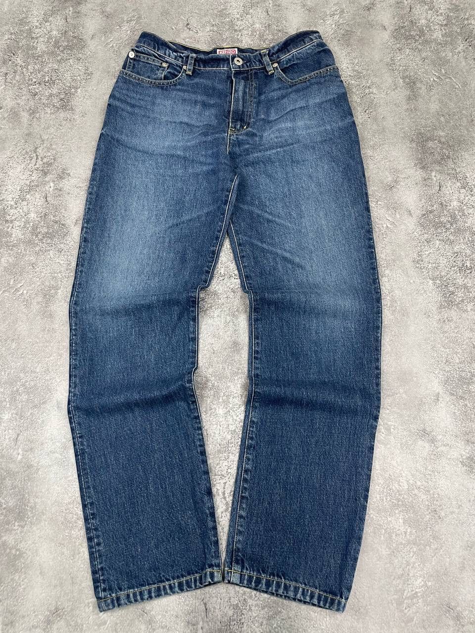 Kenzo Kenzo Paris Men Denim Jeans Blue Straight Fit High Waist Size US 29 - 6 Thumbnail