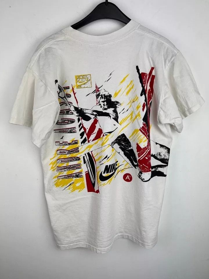Nike Vintage Nike Andre Agassi T-Shirt Made in USA size L Size US L / EU 52-54 / 3 - 9 Thumbnail