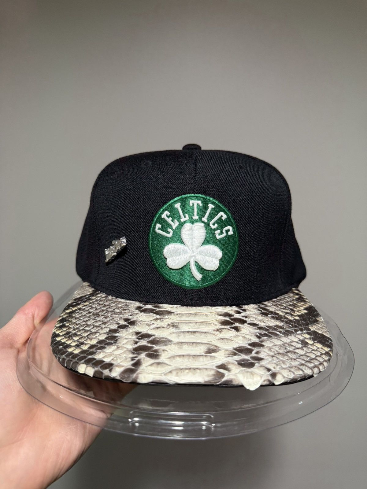 Just Don × Mitchell & Ness × Rsvp Gallery Just Don x Mitchell & Ness NBA Boston Celtics Black Hat Size ONE SIZE - 10 Thumbnail