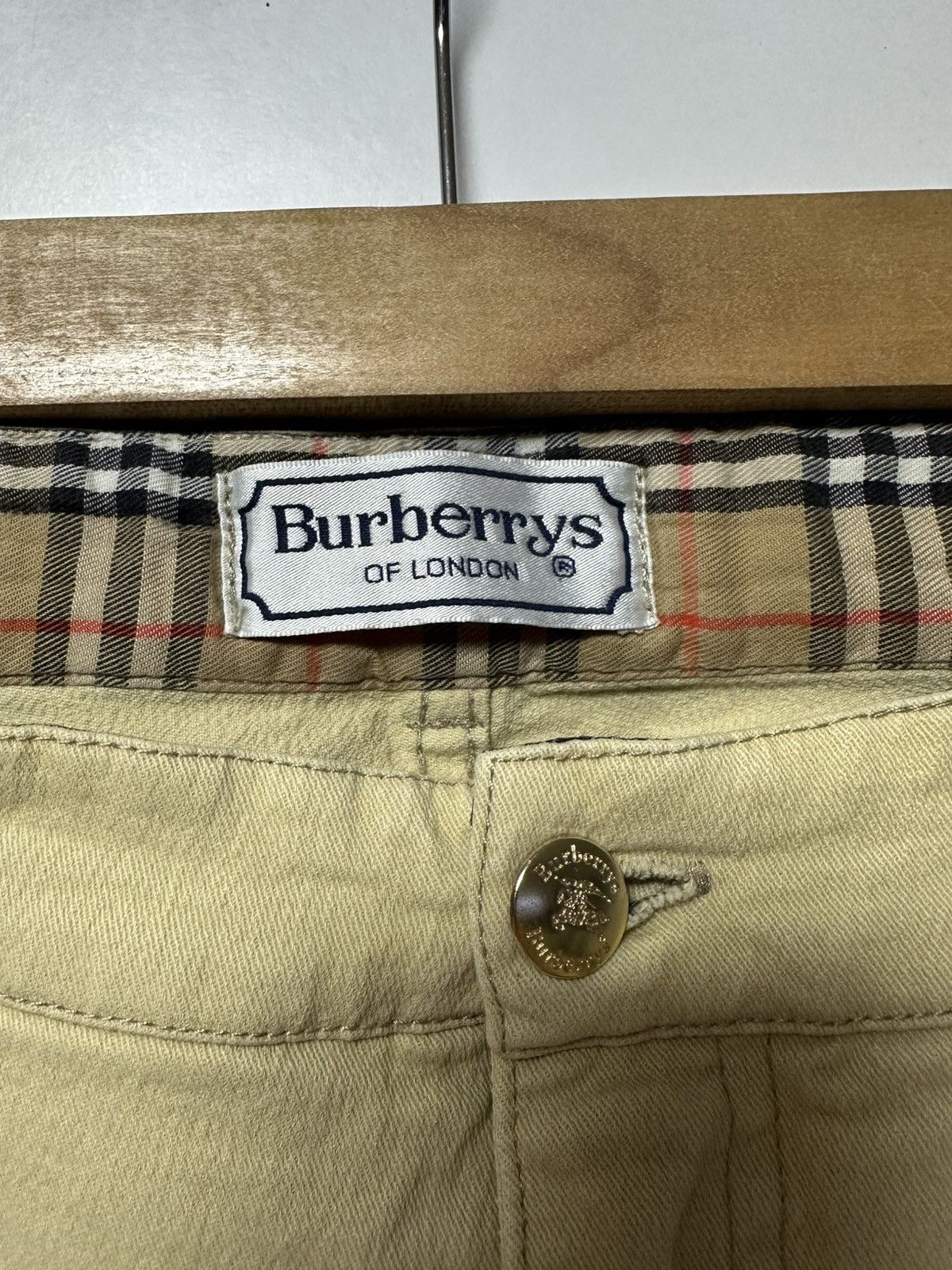 Burberry Burberrys of London Luxury Vintage Pants Rare Burberry UK Size US 30 / EU 46 - 3 Thumbnail