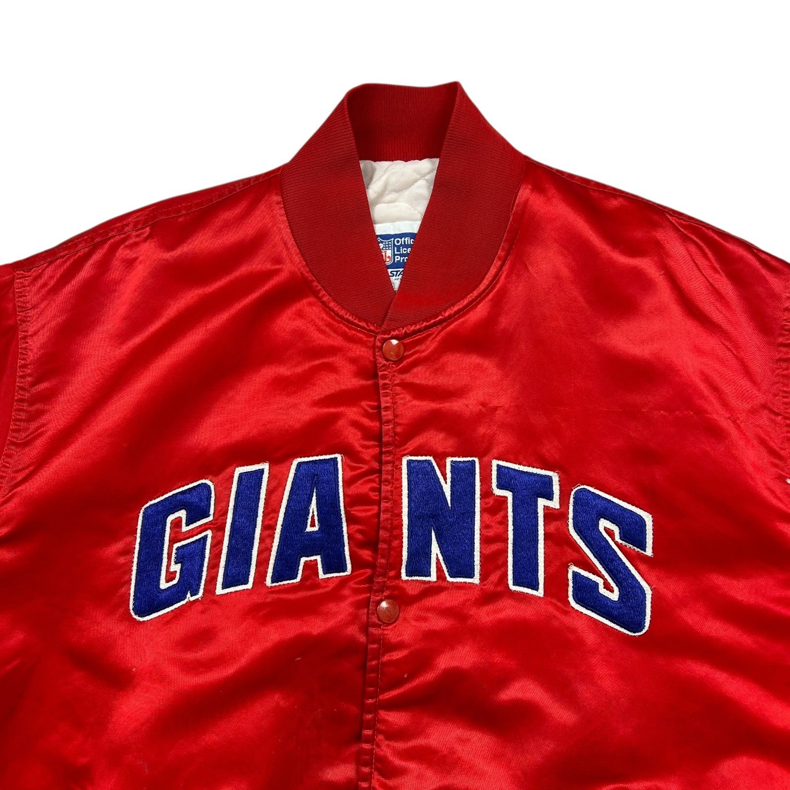 NFL RARE VTG 90s NFL NEW YORK GIANTS STARTER SATIN JACKET Size US XXL / EU 58 / 5 - 2 Thumbnail