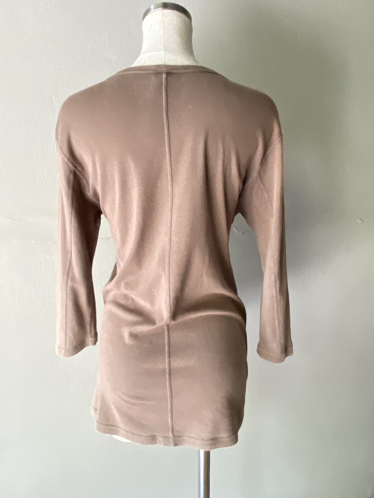 Attachment ATTACHMENT Brown three-quarter sleeve slim-fit T-shirt. Size M / US 6-8 / IT 42-44 - 2 Thumbnail