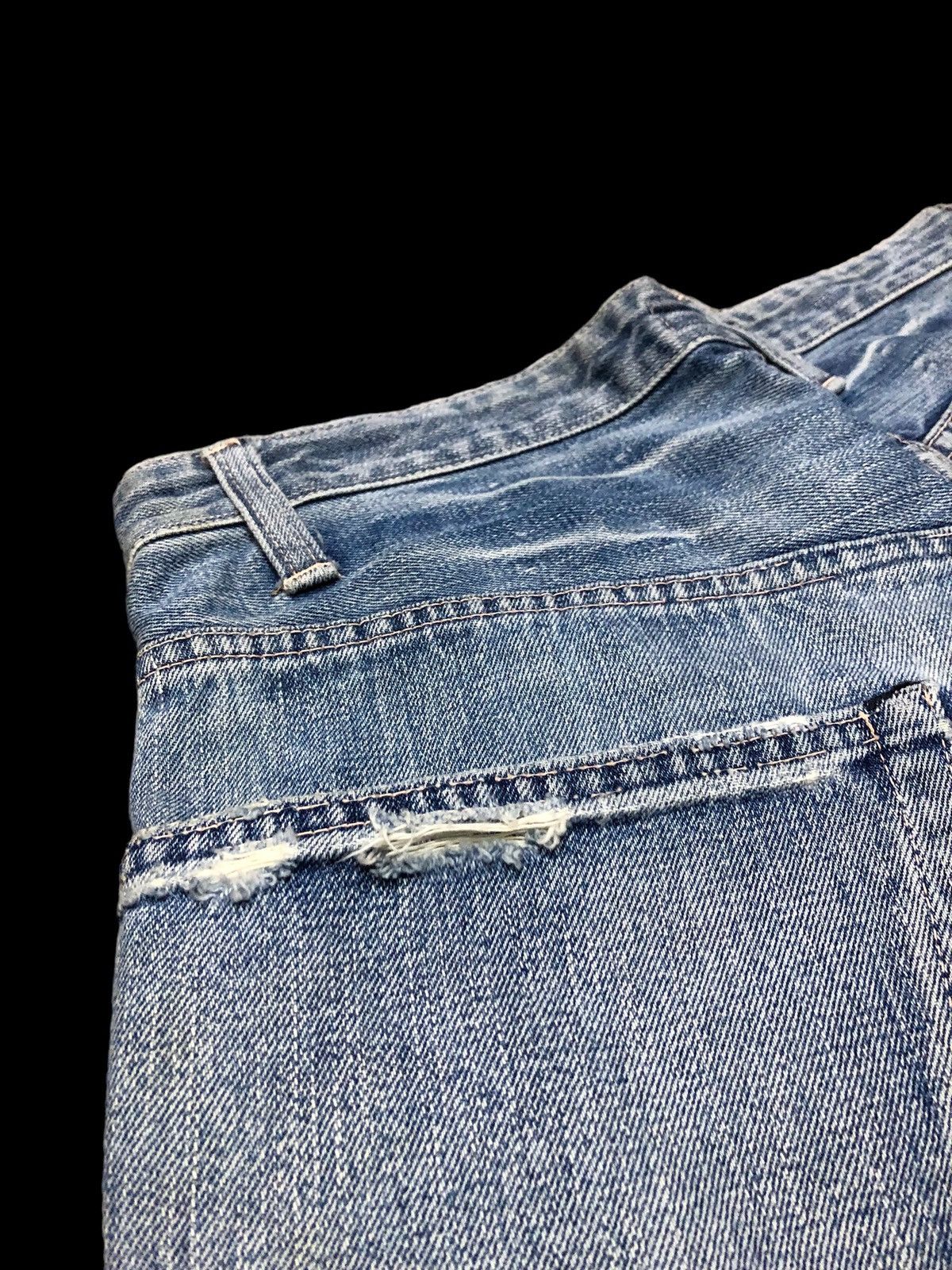 Johnbull SPECIAL DESIGN DISTRESSED SELVEDGE DENIM Size US 31 - 8 Thumbnail