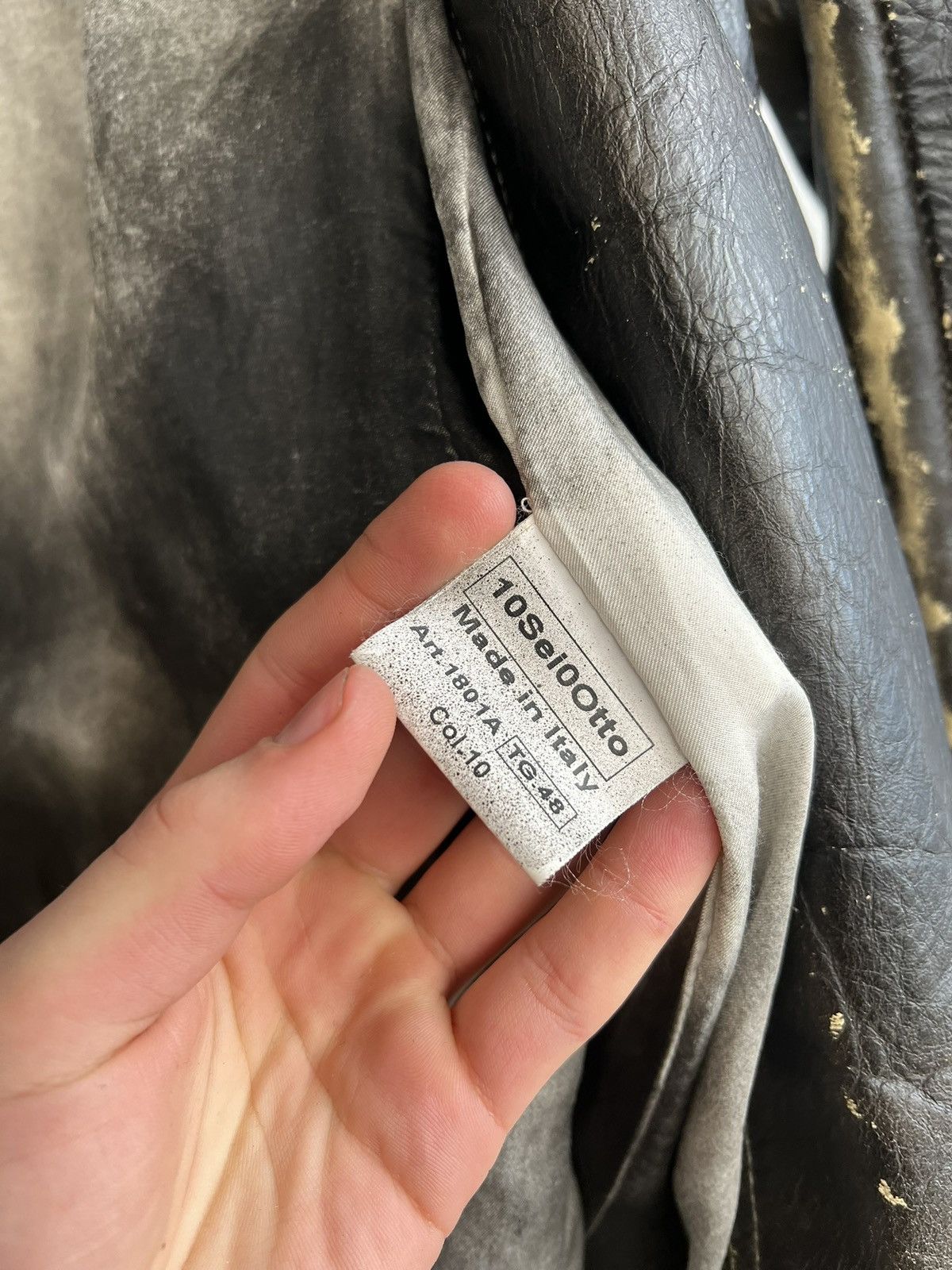 10sei0otto Diciseizerootto leather jacket Size US M / EU 48-50 / 2 - 8 Thumbnail