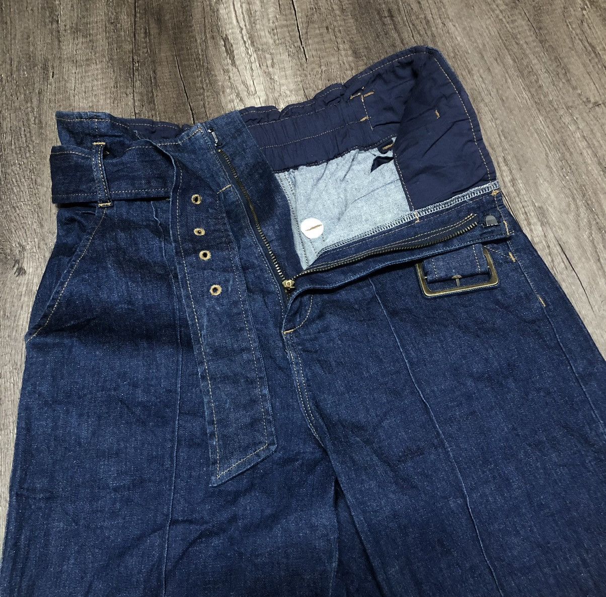 Designer × Japanese Brand Japanese Brand Feroux Onward Kashiyama Co Jeans With Belt Size 28" / US 6 / IT 42 - 15 Thumbnail