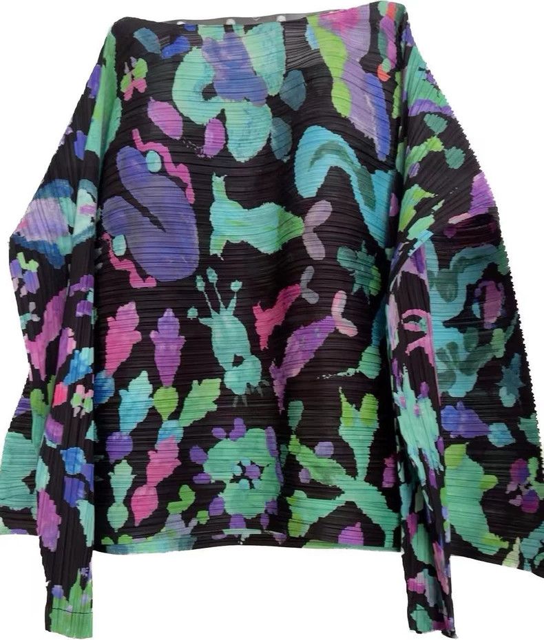 Issey Miyake Issey Miyake Black and green long-sleeved shirts Size XS / US 0-2 / IT 36-38 - 3 Thumbnail