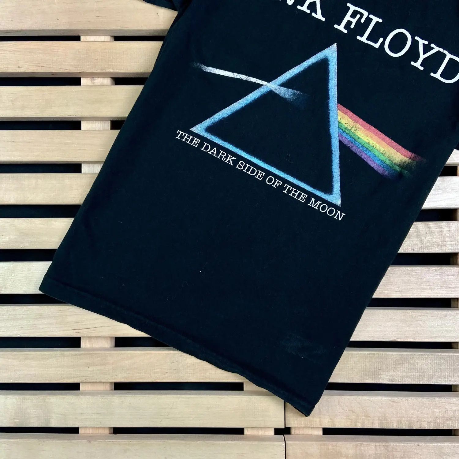 Band Tees × Pink Floyd × Vintage Mens Vintage T Shirt Pink Floys The Dark Side Size S Size US S / EU 44-46 / 1 - 3 Thumbnail