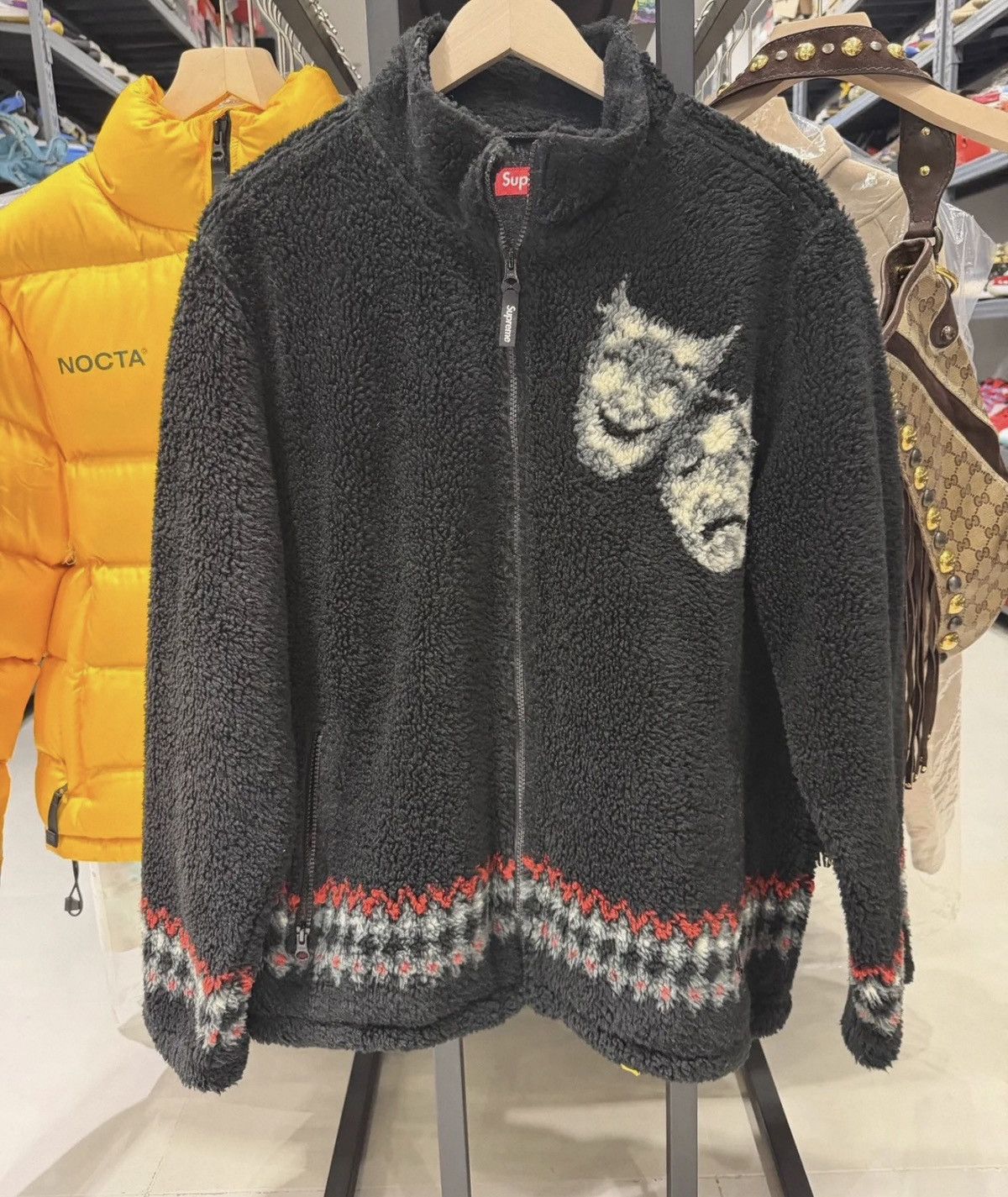 Supreme Supreme Drama mask fleece Jacket Size US XL / EU 56 / 4 - 2 Thumbnail