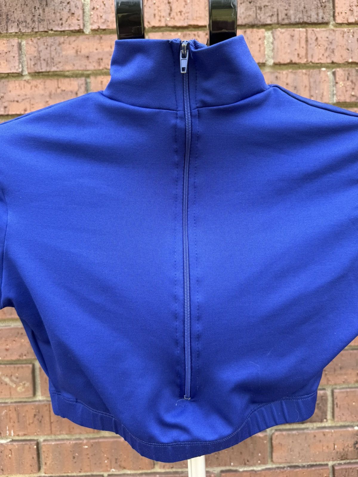 Other Varsity Spirit Stretch Mock Neck Midriff Blue Top Cheer Size S / US 4 / IT 40 - 4 Thumbnail