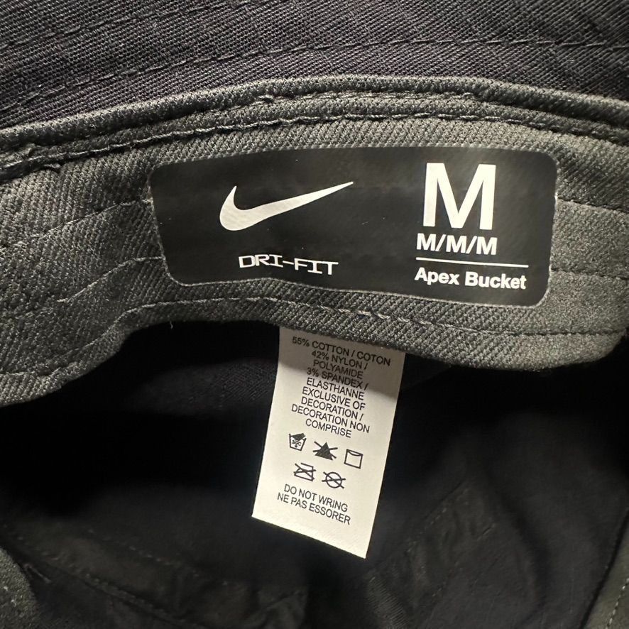 Nike Nike Dri-FIT Apex Bucket Hat NWT Size Medium (Black) Unisex Size ONE SIZE - 6 Thumbnail