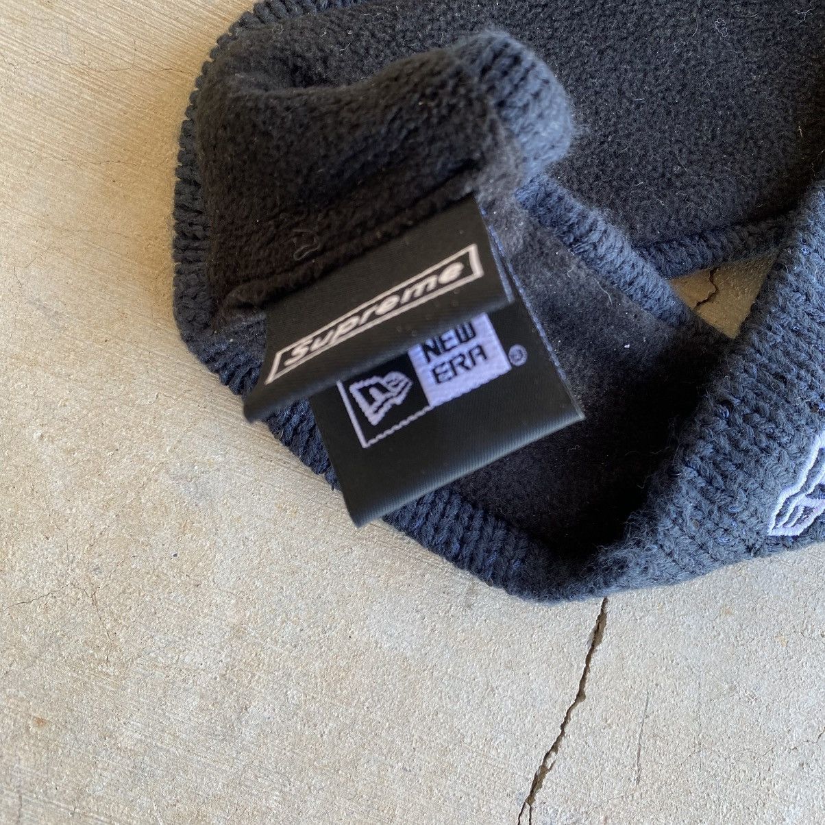 Supreme Supreme New Era Sequin Arc Logo Headband Navy 2018 Size ONE SIZE - 3 Thumbnail
