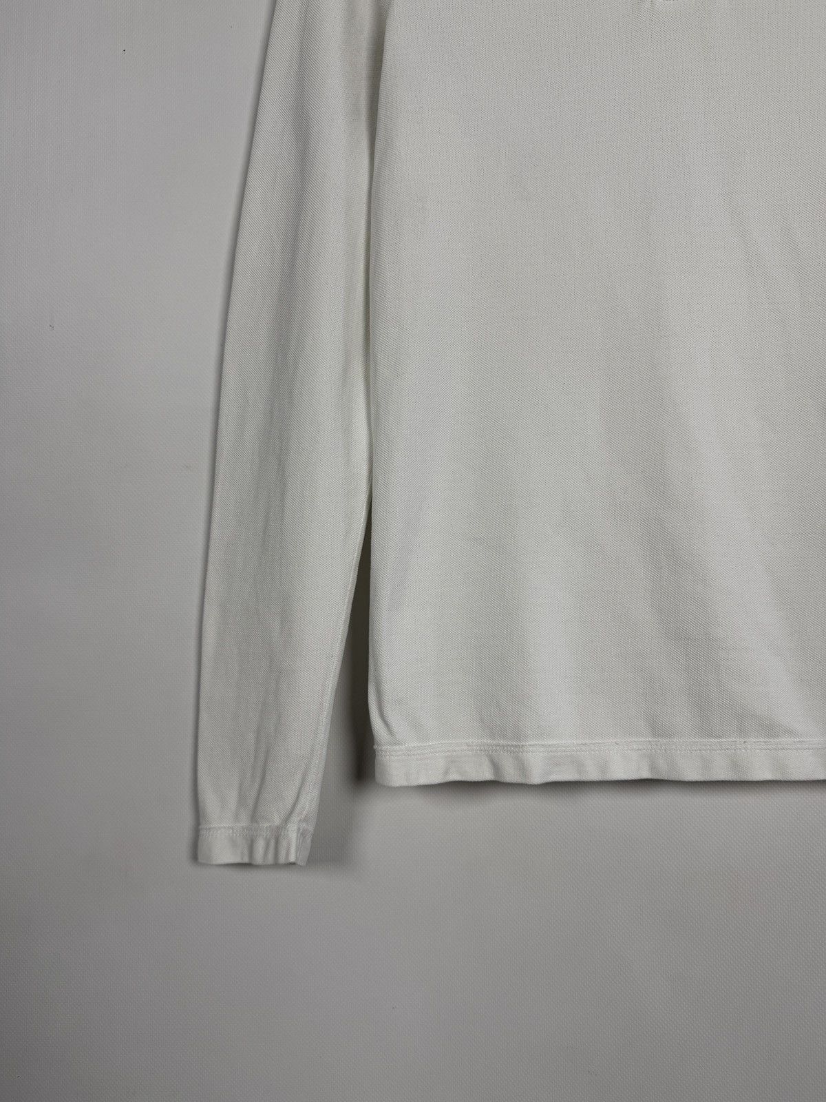 Allsaints Allsaints Reform Long Sleeve Polo Shirt White Cotton Size XS Size US XS / EU 42 / 0 - 4 Thumbnail