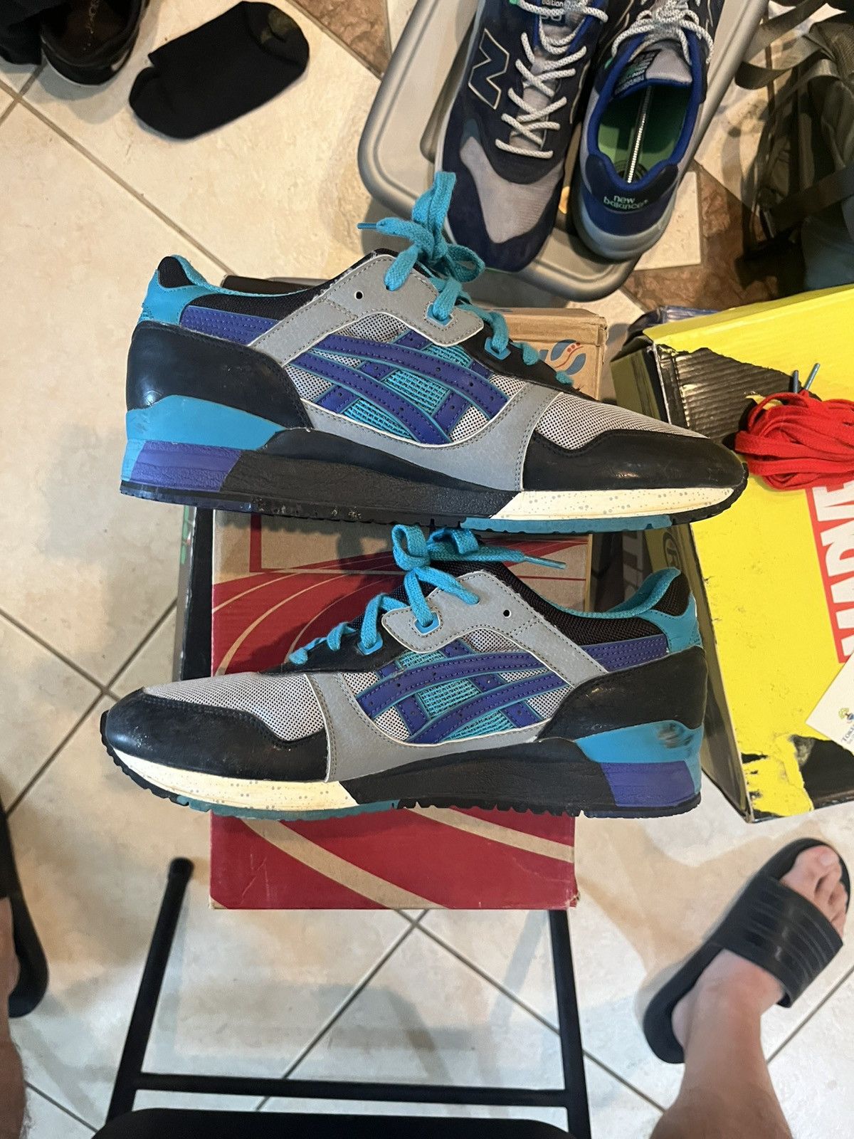 Asics Asics GL3 Blueberry Mens Running Sneakers Size 11.5 Size US 11.5 / EU 44-45 - 2 Thumbnail