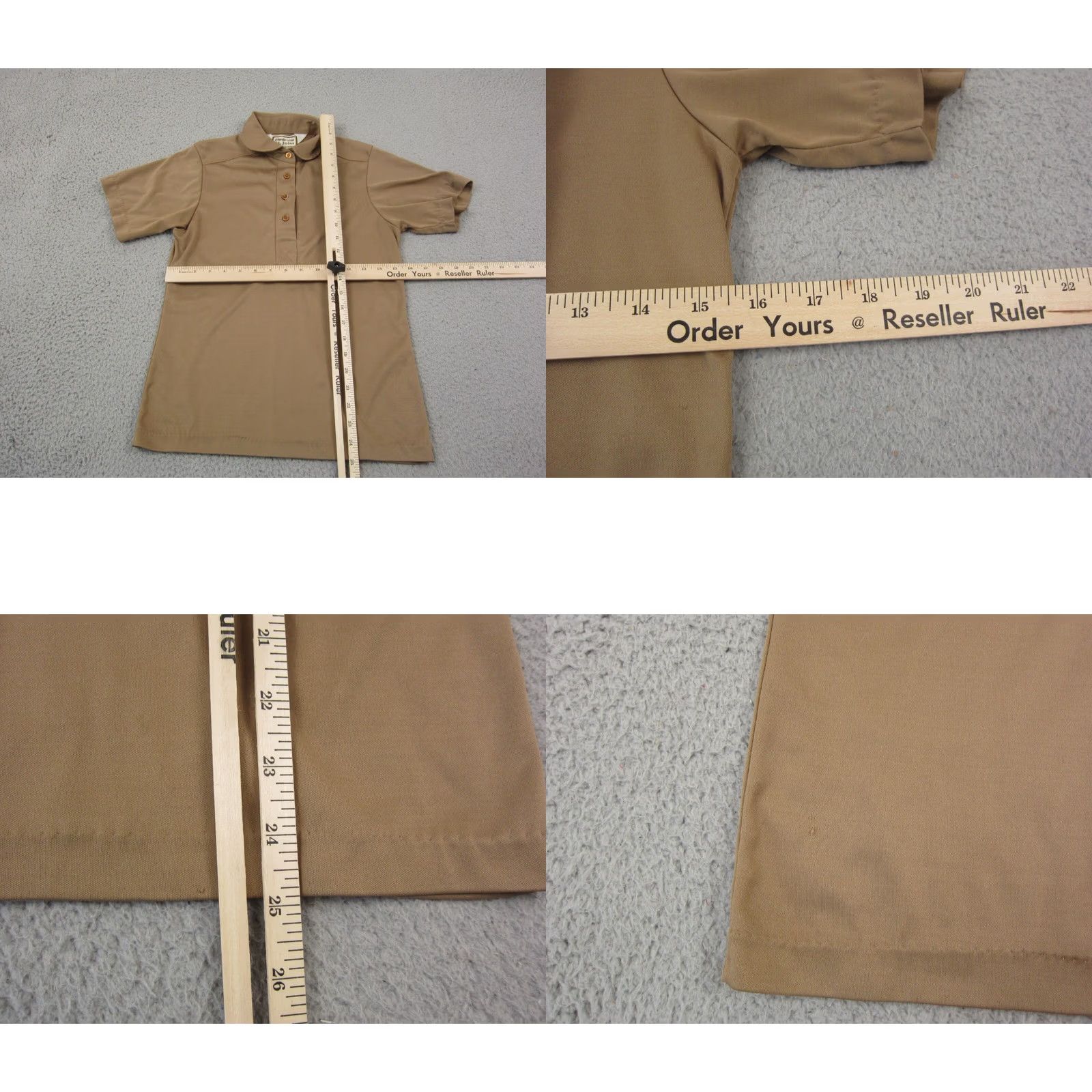 Vintage Andrew St. John Polo Shirt Teens Small Brown Girls Golf Performance Shirt Size S / US 4 / IT 40 - 8 Thumbnail
