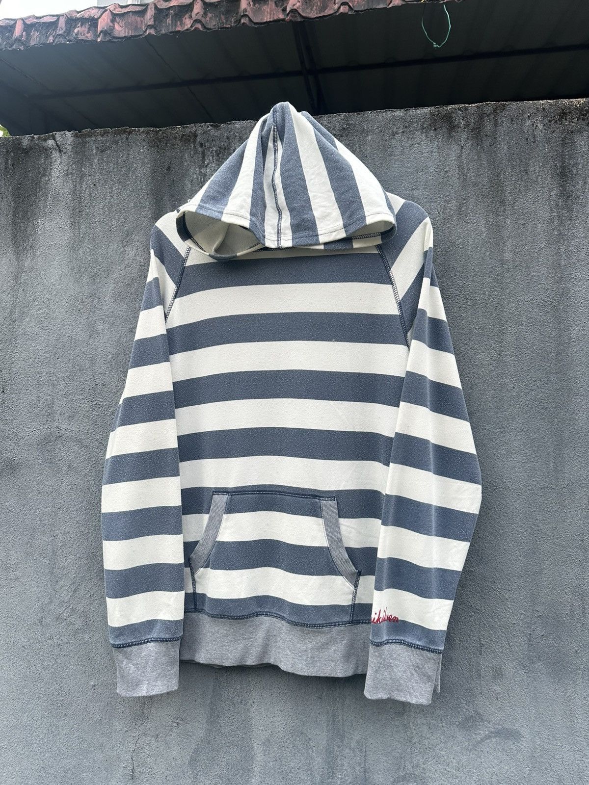 Quiksilver 👹Quicksilver Striped Baggy Hoodie Size US XL / EU 56 / 4 - 2 Thumbnail