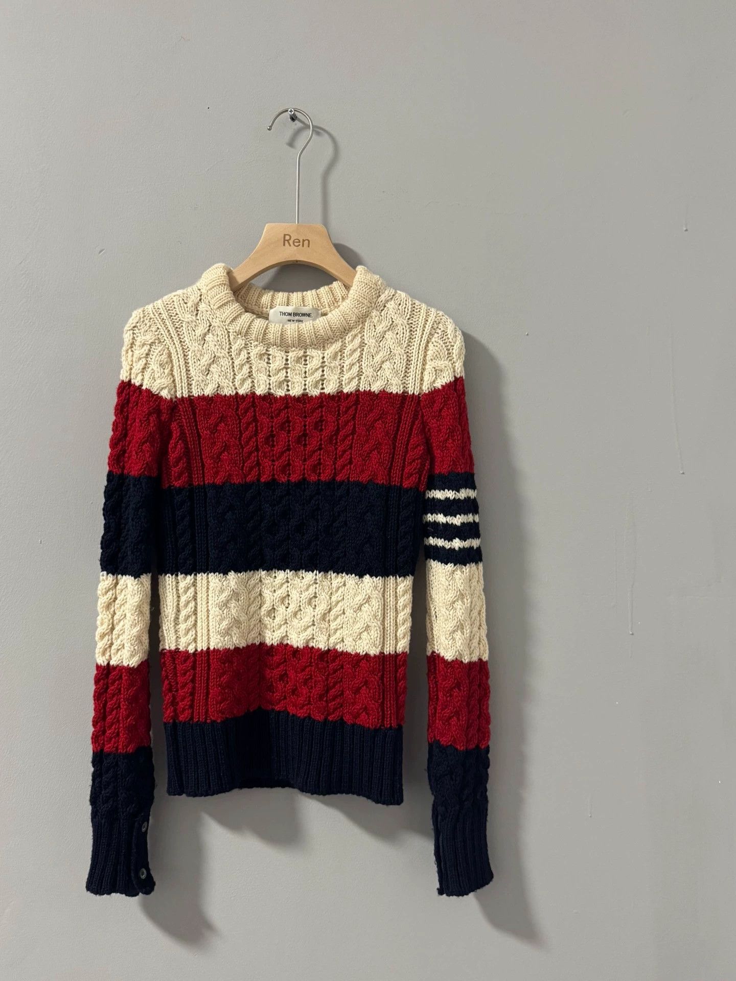 Authentic Thom Browne Taobao Three-Color Knit Sweater