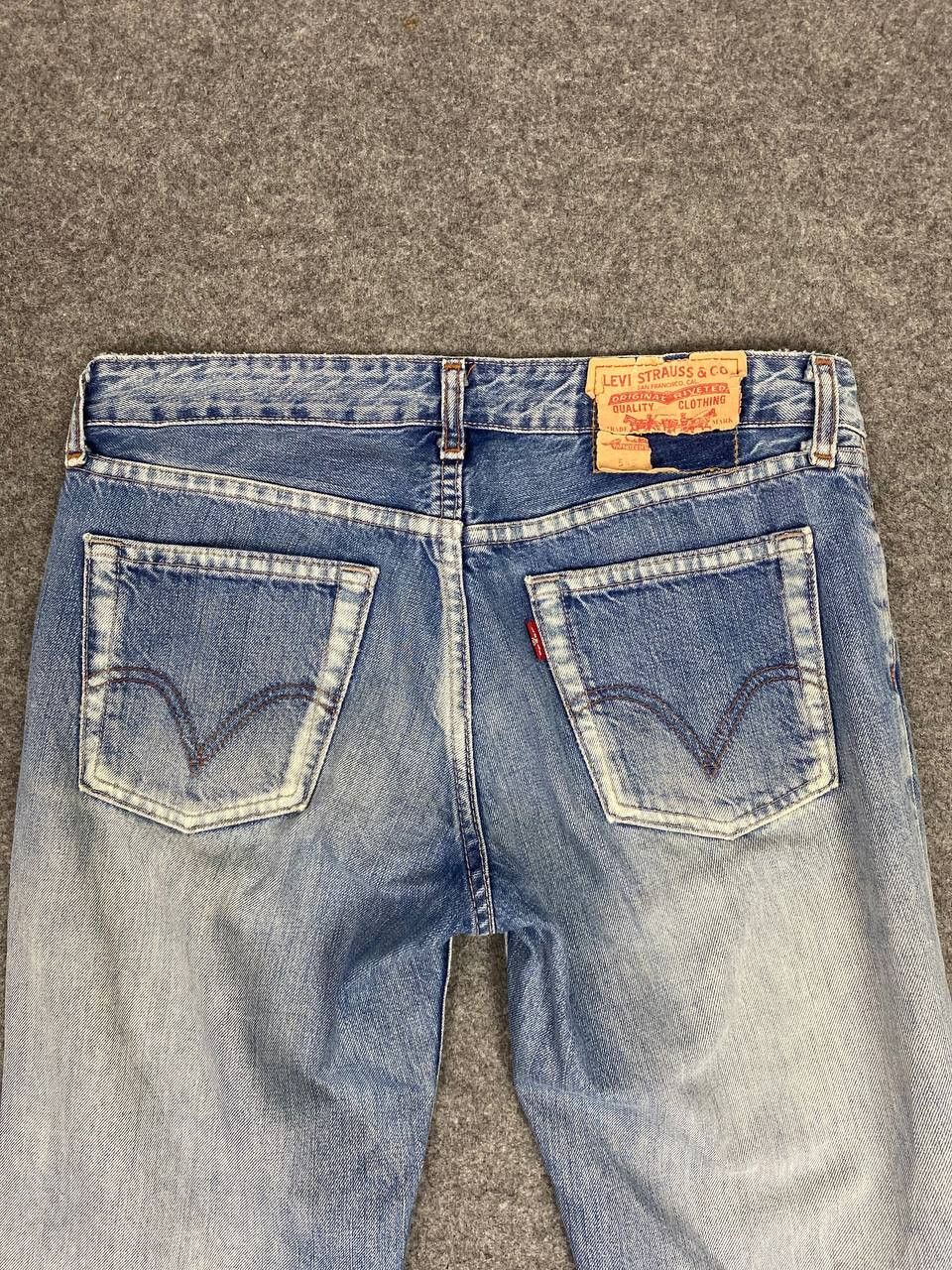 Levi's vintage levis 545 low bootcut denim nice design Size 32" / US 10 / IT 46 - 3 Thumbnail