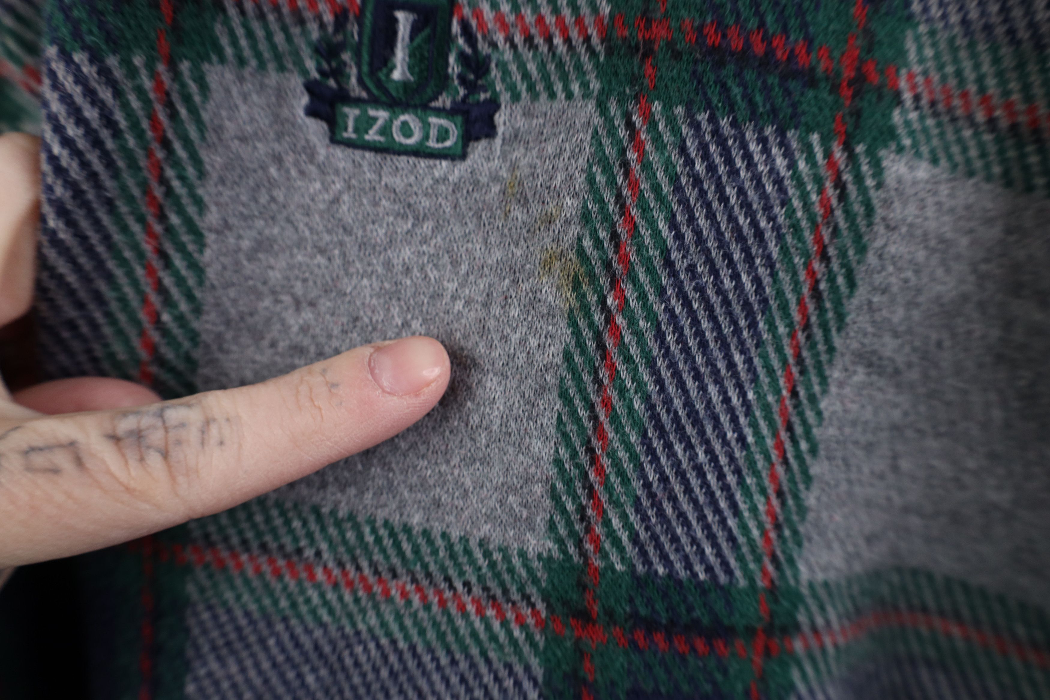 Vintage Vintage 90s Streetwear Long Sleeve Rugby Polo Shirt Plaid Size US XL / EU 56 / 4 - 5 Thumbnail