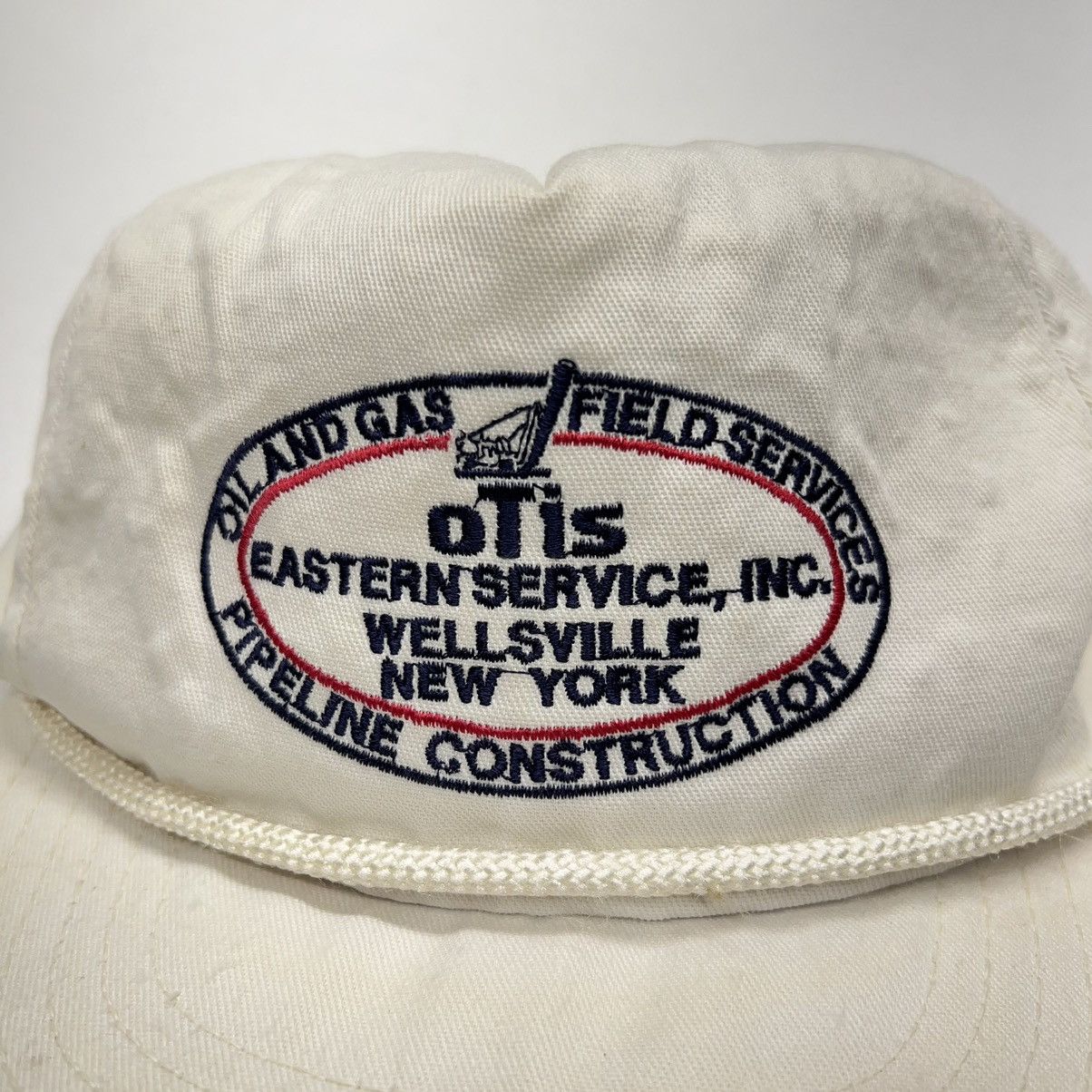 Vintage VTG Construction Hat Strap Back Oil Field Machine Pipeline Size ONE SIZE - 3 Thumbnail