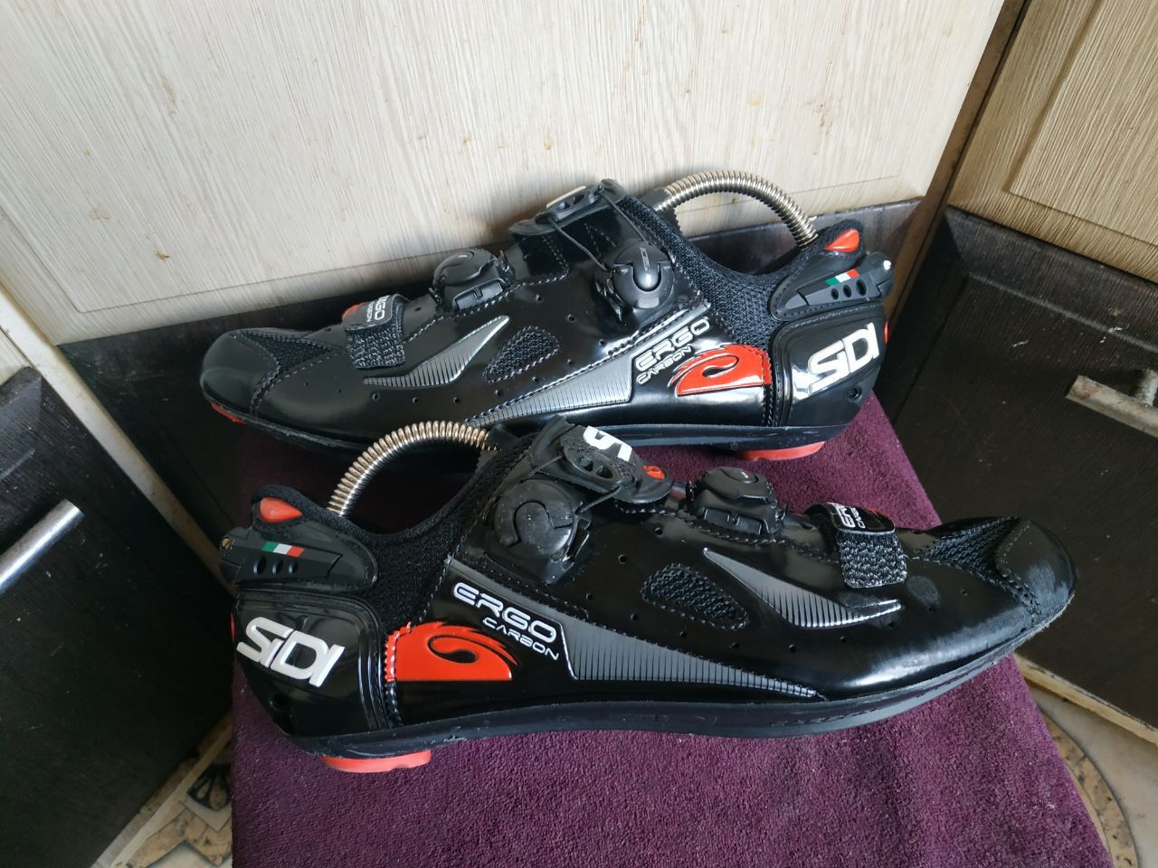 Sidi Sidi Ergo 5 Carbon Road Cycling Shoes Black - EU 44 / US 10 Size US 11 / EU 44 - 4 Thumbnail