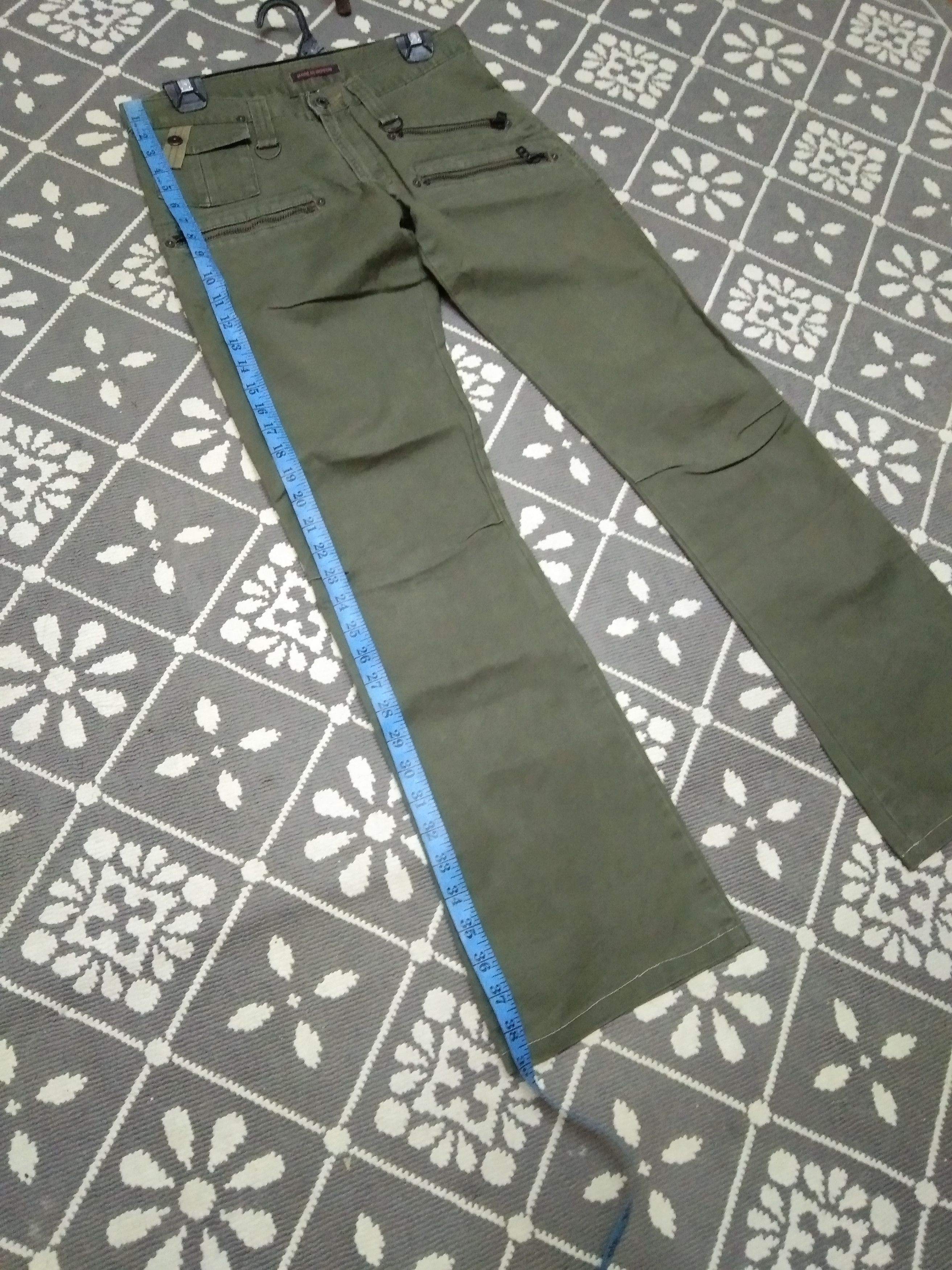 Japan Blue × Japanese Brand × Vintage MADE IN NIPPON BLUEWAY BELL BOTTOM MILITARY STYLE PANT Size US 30 / EU 46 - 11 Thumbnail
