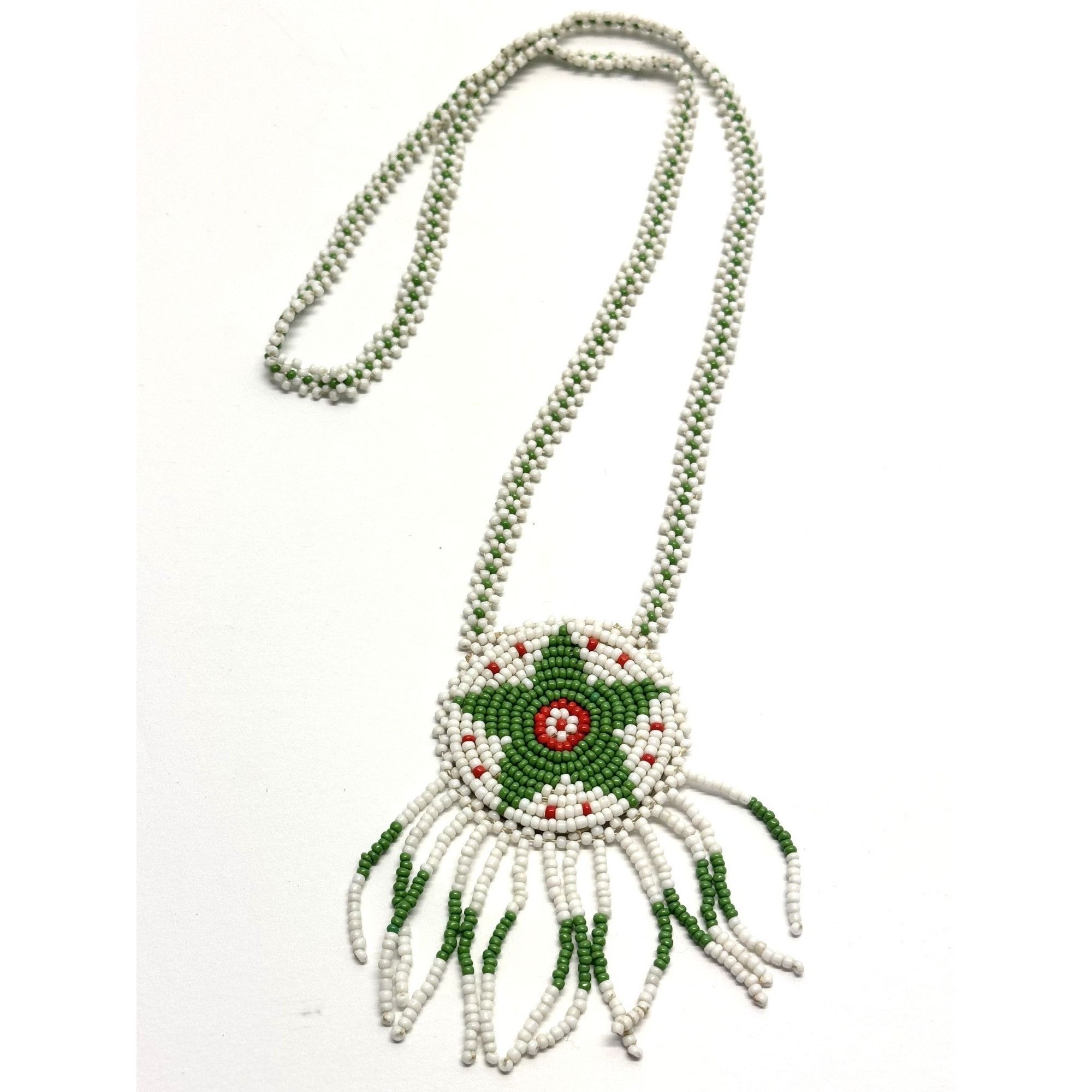 Vintage Vintage Native American beaded pendant necklace Size ONE SIZE - 1 Thumbnail