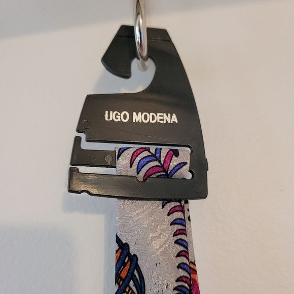 Vintage Ugo Modena Vintage 1992 Baseball Fan Necktie Nwot Size ONE SIZE - 7 Thumbnail