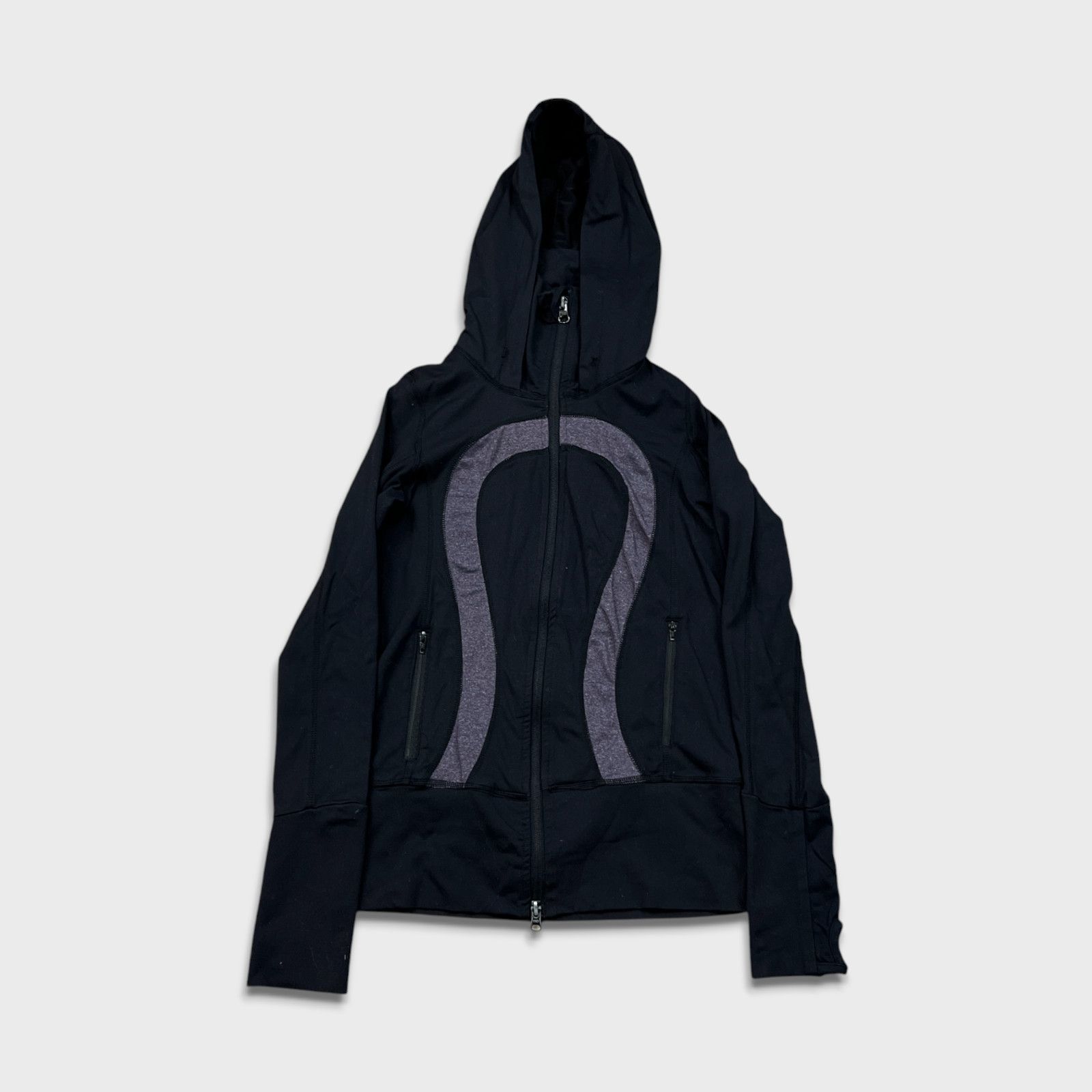 Lululemon Lululemon In Stride Jacket Full Zip Hooded Active Thumbholes Size S / US 4 / IT 40 - 1 Thumbnail