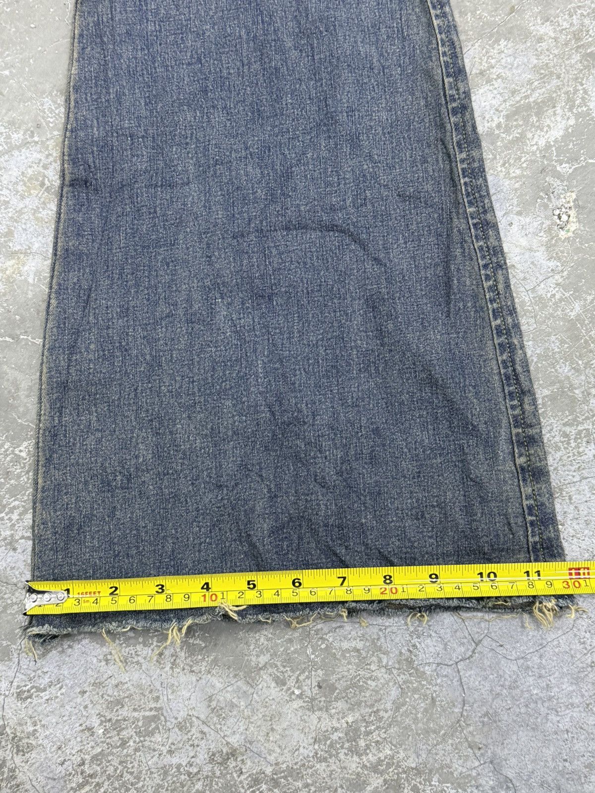 Tornado Mart Tornado Mart Flared Faded Washed Denim Pants W32 Size US 32 / EU 48 - 10 Thumbnail