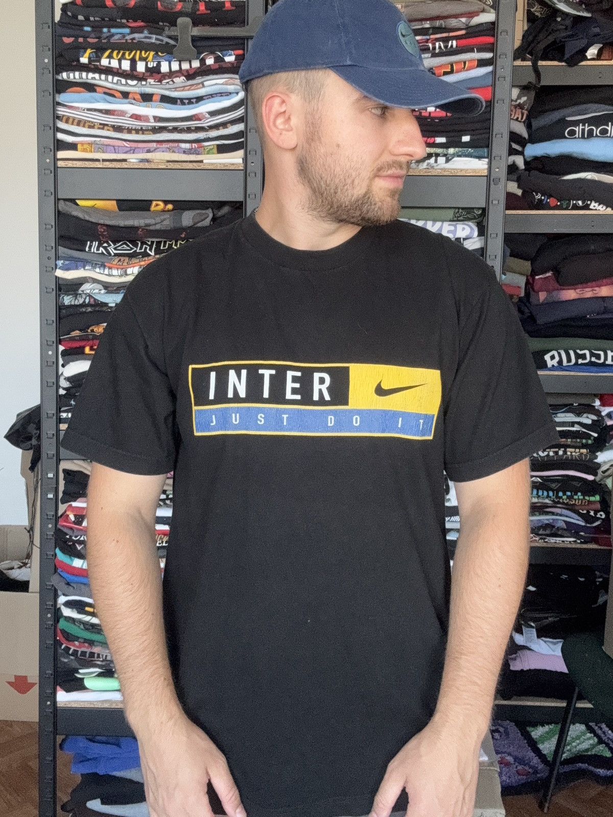 Nike Nike Inter vintage 90s just do it tee Size US M / EU 48-50 / 2 - 3 Thumbnail