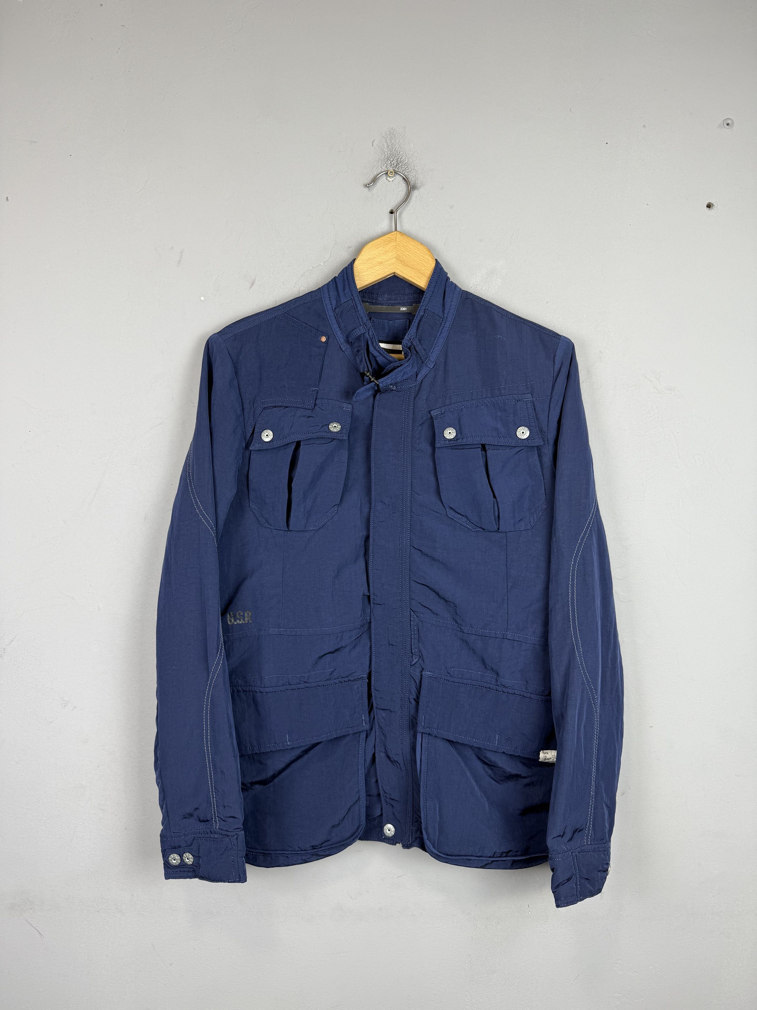 G-Star G-Star Raw Sandhurst Jacket Women Blue Classic Mustipockets Size L / US 10 / IT 46 - 2 Thumbnail