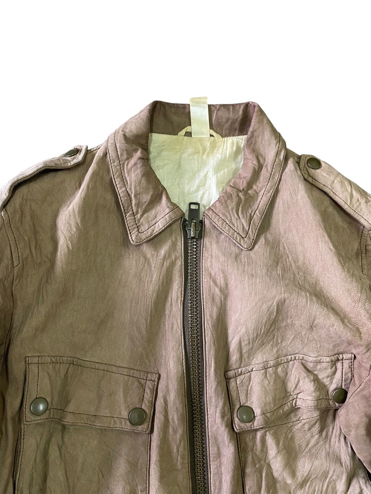 United Arrows ARCHIVE United Arrows Green Label Sheepskin Leather Jacket Size US S / EU 44-46 / 1 - 4 Thumbnail
