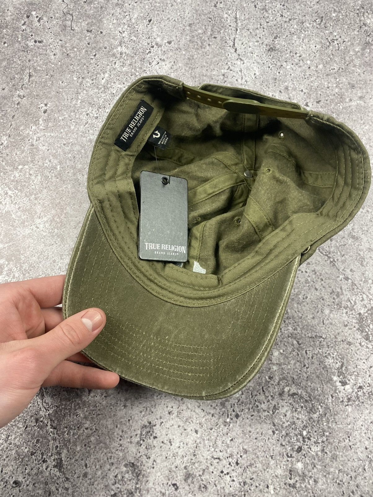 Japanese Brand Vintage rare True Religion Y2K distressed faded cap hat Size ONE SIZE - 8 Thumbnail