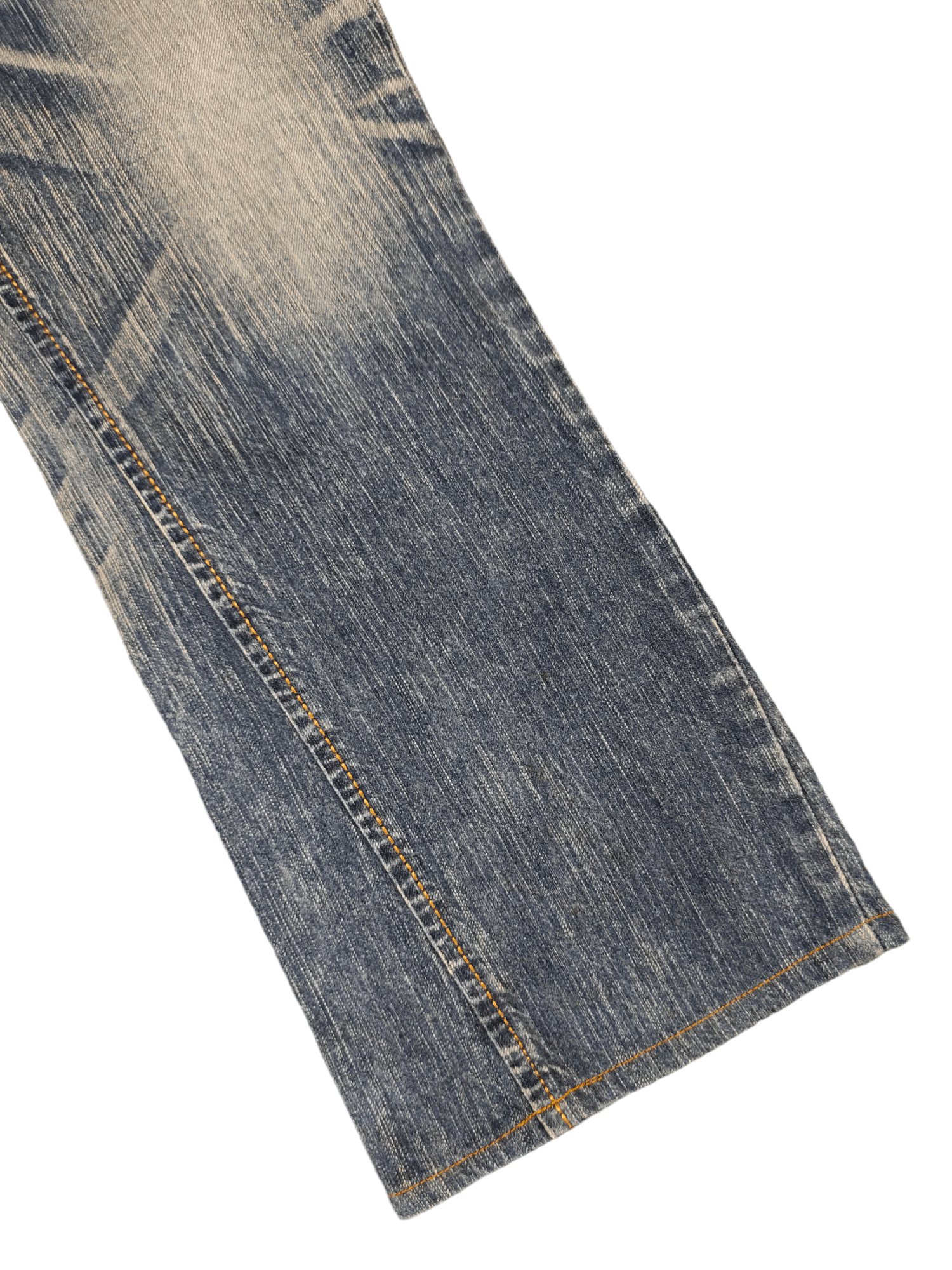 Edwin Flare Jeans Edwin XV Distres Faded Boot Cut Y2k Ifsixwasnine Size US 33 - 17 Thumbnail