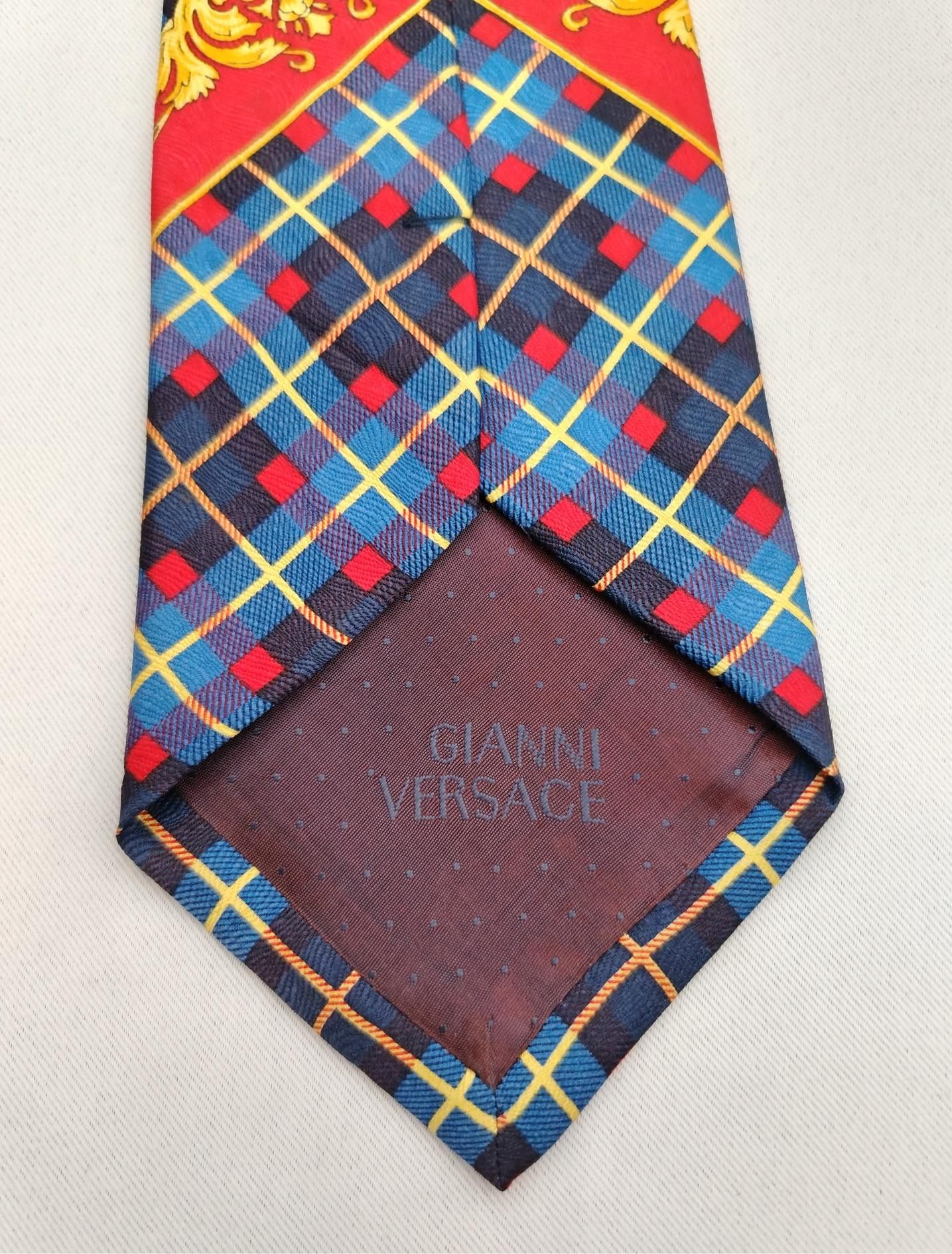 Versace Gianni Versace Jacquard Silk Necktie Scarf Pattern Tie Size ONE SIZE - 8 Thumbnail