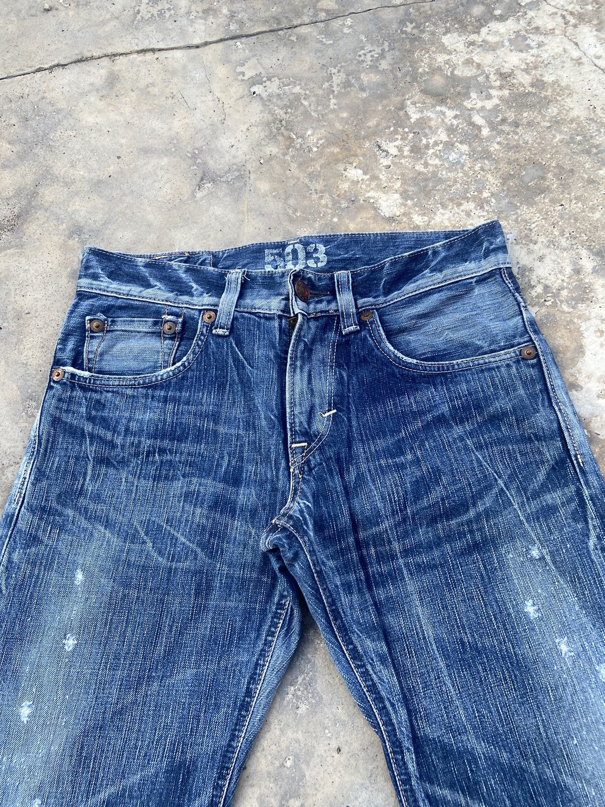 Edwin VINTAGE EDWIN 503 BLUE TRIP FLARE PANT Size US 31 - 2 Thumbnail