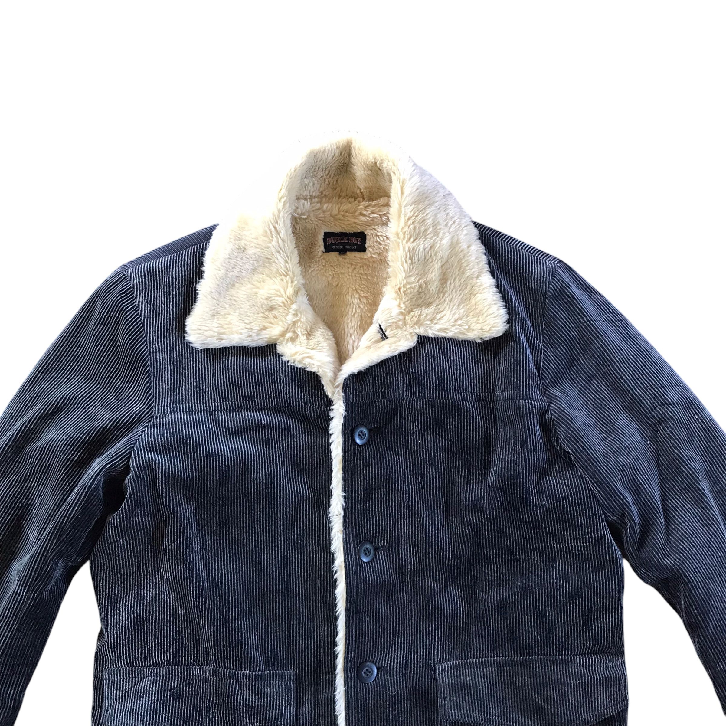Bugle Boy × Japanese Brand Bugle Boy Mink Fur Coat Jacket Workwear Size US M / EU 48-50 / 2 - 2 Thumbnail