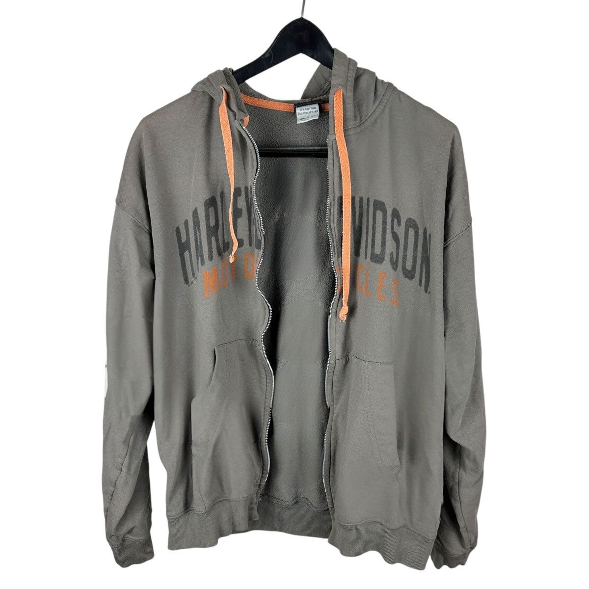 Harley Davidson × Vintage Vintage Y2K Harley Davidson Pittsburgh Full Zip Hoodie Size US L / EU 52-54 / 3 - 1 Thumbnail