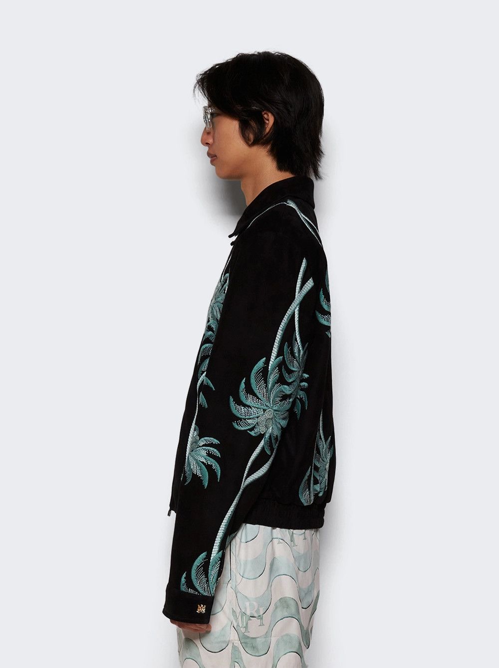 Amiri o1mle0326 Palm Blouson Jacket in Black Size US M / EU 48-50 / 2 - 4 Thumbnail