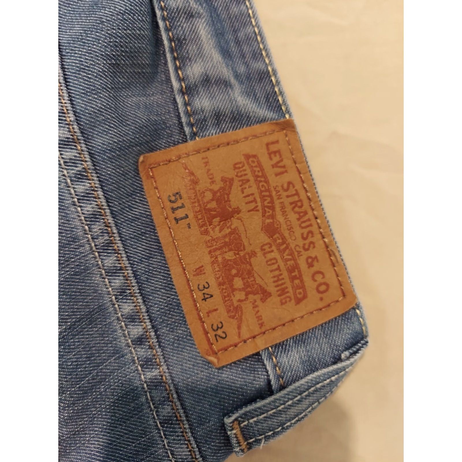 Levi's Levi's 511 Jeans Slim Straight Denim 34x32 Men Size US 34 / EU 50 - 2 Thumbnail