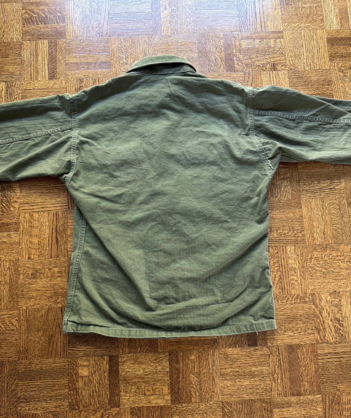 Vintage Vintage 50s HBT US Army Herringbone Twill Jacket Size US M / EU 48-50 / 2 - 8 Thumbnail
